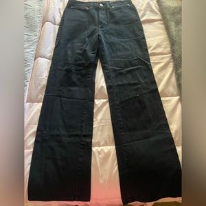 size three black jeans